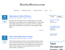 Tablet Screenshot of beecherbowers.com